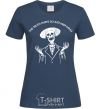 Women's T-shirt The truth hurts so just keep lying navy-blue фото
