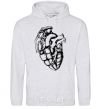 Men`s hoodie Bomb heart sport-grey фото