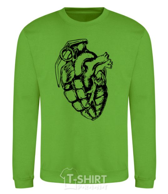 Sweatshirt Bomb heart orchid-green фото