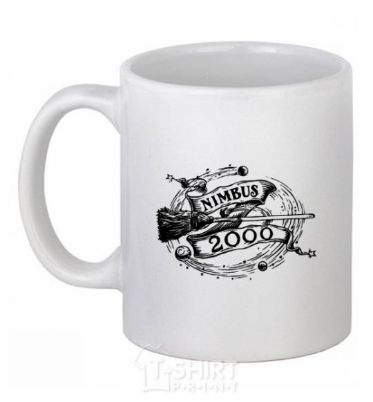 Ceramic mug Nimbus 2000 White фото