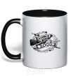 Mug with a colored handle Nimbus 2000 black фото