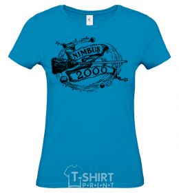 Women's T-shirt Nimbus 2000 sky-blue фото