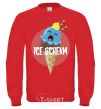 Свитшот Ice scream red Солнечно желтый фото