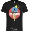 Men's T-Shirt Ice scream red black фото
