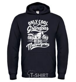 Men`s hoodie Only cool grandpas ride motorcycles black фото