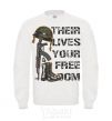 Sweatshirt Their lives your freedom White фото