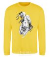 Sweatshirt Cossack with a saber yellow фото