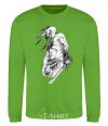 Sweatshirt Cossack with a saber orchid-green фото