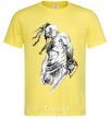 Men's T-Shirt Cossack with a saber cornsilk фото