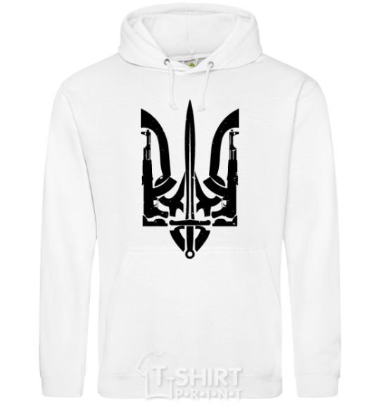 Men`s hoodie Coat of arms White фото