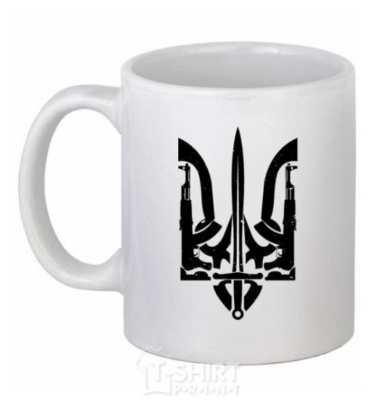Ceramic mug Coat of arms White фото