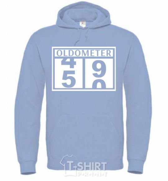 Men`s hoodie Oldometer sky-blue фото
