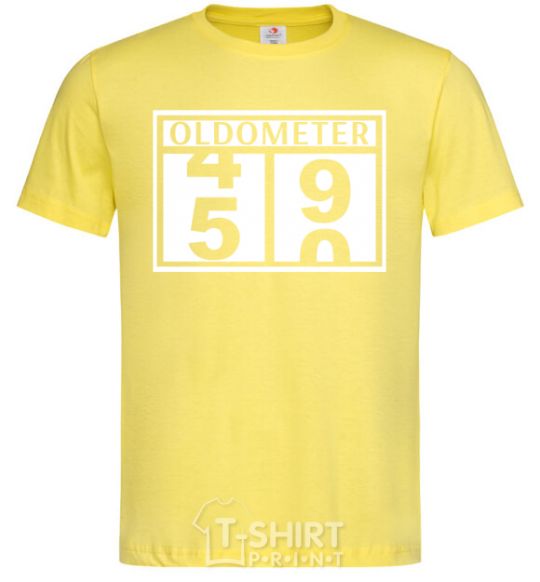 Men's T-Shirt Oldometer cornsilk фото