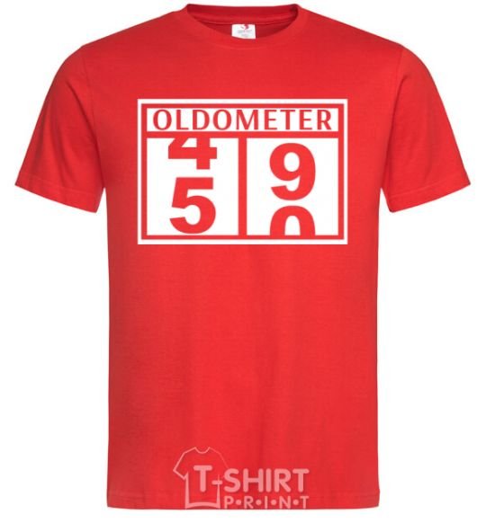 Men's T-Shirt Oldometer red фото