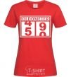 Women's T-shirt Oldometer red фото
