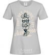 Women's T-shirt I don't get drunk I get awesome grey фото