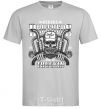 Men's T-Shirt Diesel brothers grey фото