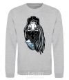 Sweatshirt Girl in fullcap sport-grey фото