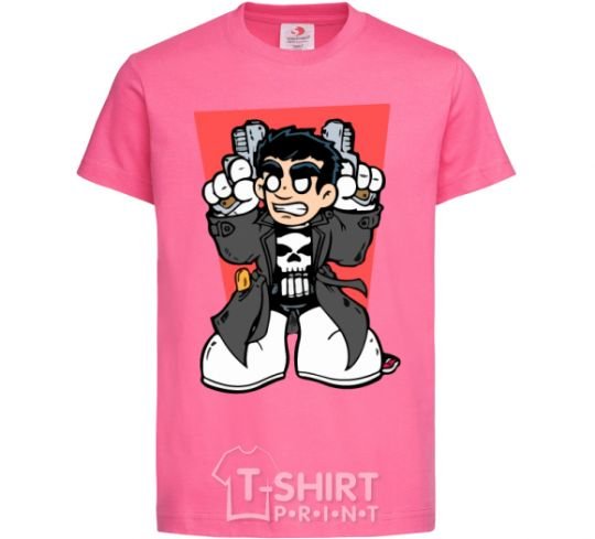 Kids T-shirt Punisher grafity heliconia фото