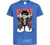 Kids T-shirt Punisher grafity royal-blue фото