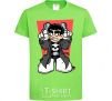 Kids T-shirt Punisher grafity orchid-green фото