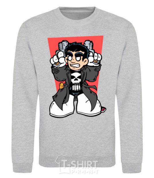 Sweatshirt Punisher grafity sport-grey фото