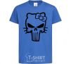 Kids T-shirt Hello kitty Punisher royal-blue фото