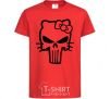 Kids T-shirt Hello kitty Punisher red фото