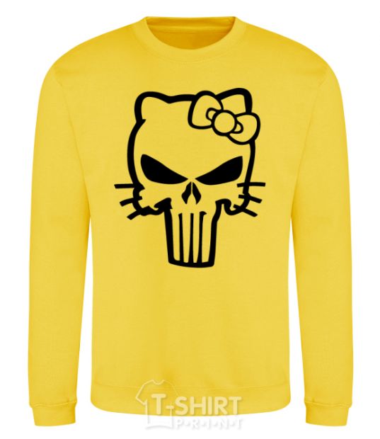 Sweatshirt Hello kitty Punisher yellow фото