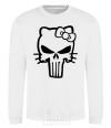 Sweatshirt Hello kitty Punisher White фото