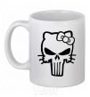 Ceramic mug Hello kitty Punisher White фото