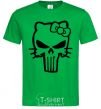 Men's T-Shirt Hello kitty Punisher kelly-green фото