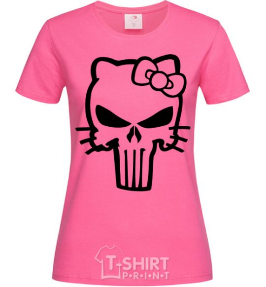 Women's T-shirt Hello kitty Punisher heliconia фото