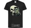 Kids T-shirt The Punisher sketches black фото