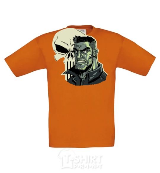 Kids T-shirt The Punisher sketches cornsilk фото