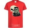 Kids T-shirt The Punisher sketches red фото