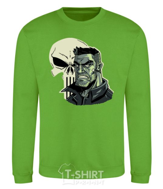Sweatshirt The Punisher sketches orchid-green фото