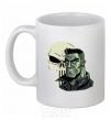 Ceramic mug The Punisher sketches White фото