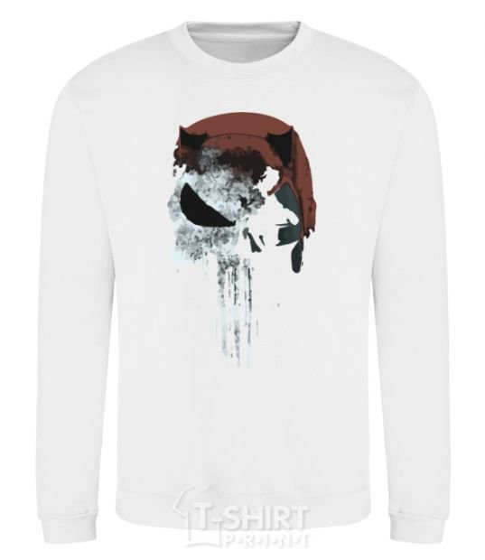 Sweatshirt Punisher red White фото