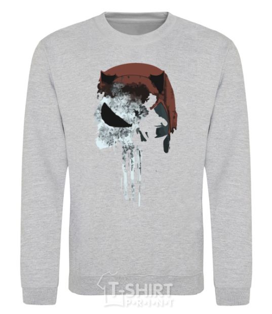 Sweatshirt Punisher red sport-grey фото