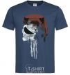 Men's T-Shirt Punisher red navy-blue фото