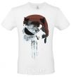 Men's T-Shirt Punisher red White фото