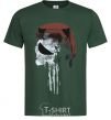 Men's T-Shirt Punisher red bottle-green фото