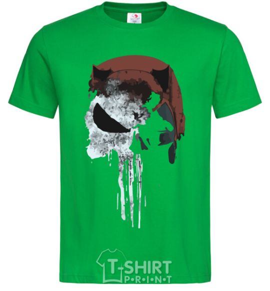 Men's T-Shirt Punisher red kelly-green фото