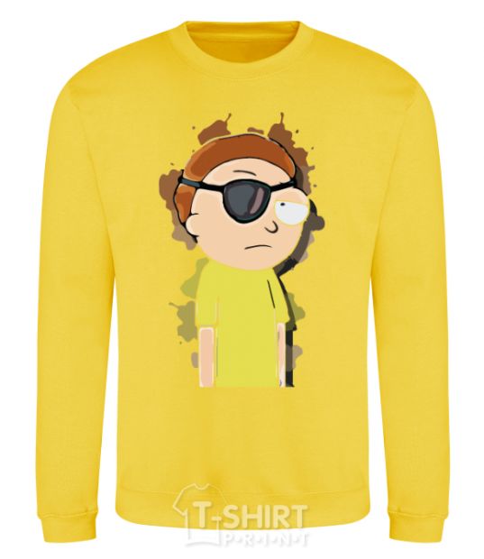 Sweatshirt Evil Morty yellow фото