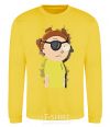 Sweatshirt Evil Morty yellow фото