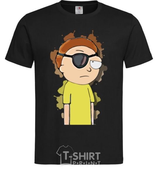 Men's T-Shirt Evil Morty black фото