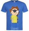 Men's T-Shirt Evil Morty royal-blue фото