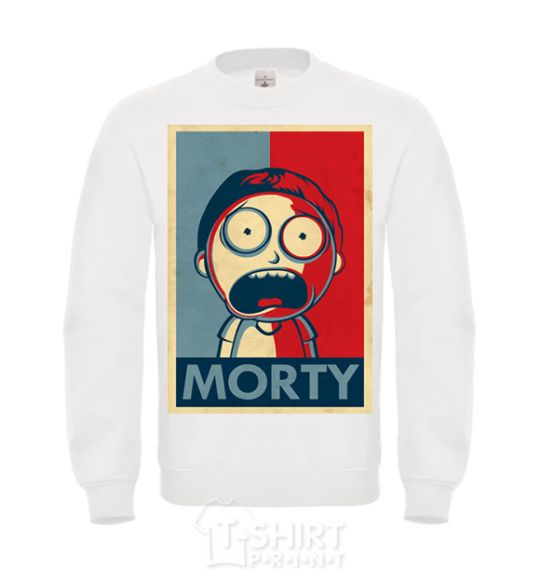 Sweatshirt Morty's art White фото