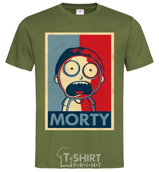 Men's T-Shirt Morty's art millennial-khaki фото